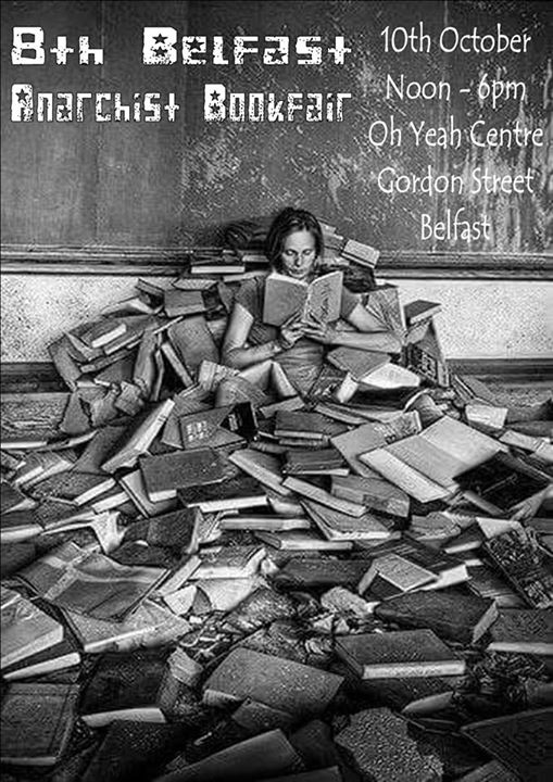 poster for 8th Belfast Anarchist Bookfair 2015