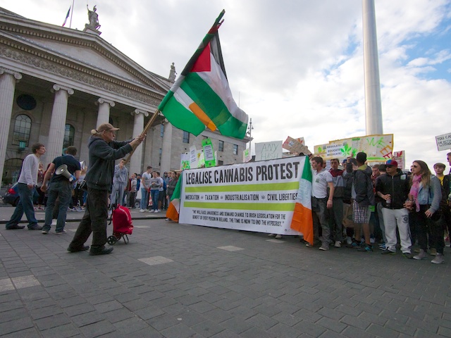 Legaise Cannabis March at GPO Dublin